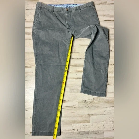 Tommy Bahama Island Zone Mens Pants Gray Size 40x32 Performance Chino Stretch - Picture 6 of 10